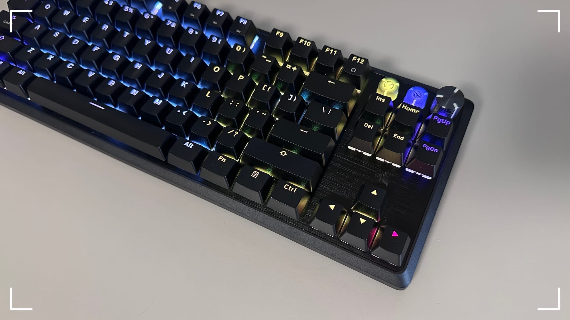 Corsair K70 Pro TKL right side without wrist rest attached